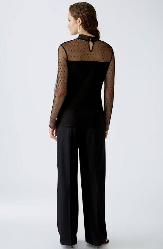 Oui Blusa Lã com Botões Elástico - vista alternativa