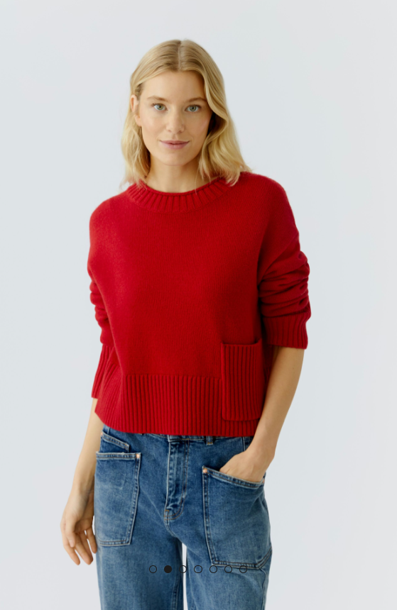 Oui Camisola Lã Comprido Curto