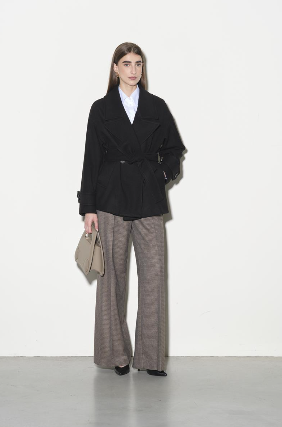 Kaos Casaco curto com cinto