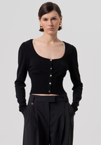 Fracomina Cardigan Curto