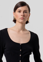 Fracomina Cardigan Curto