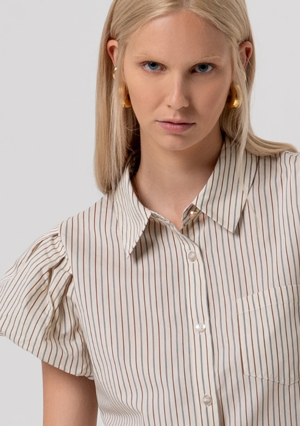 Fracomina Blusa riscas