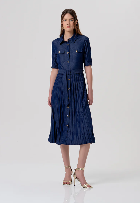 Fracomina Vestido Denim