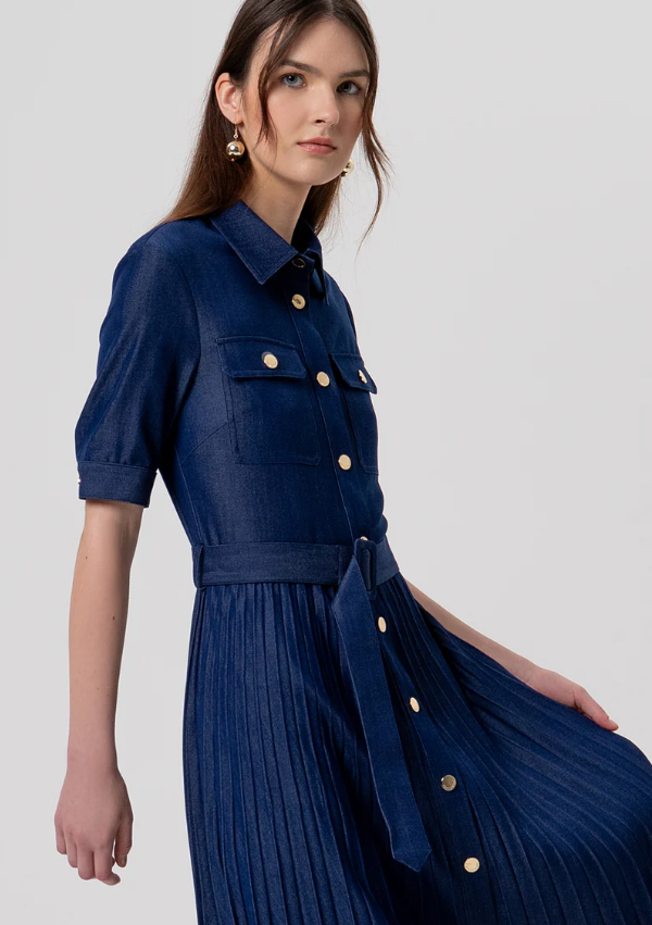 Fracomina Vestido Denim
