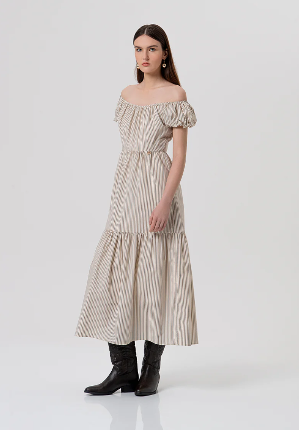 Fracomina Long Striped Dress