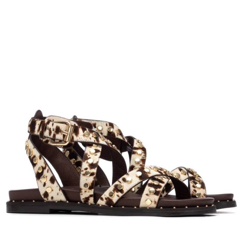 Carmela Sandália animal print
