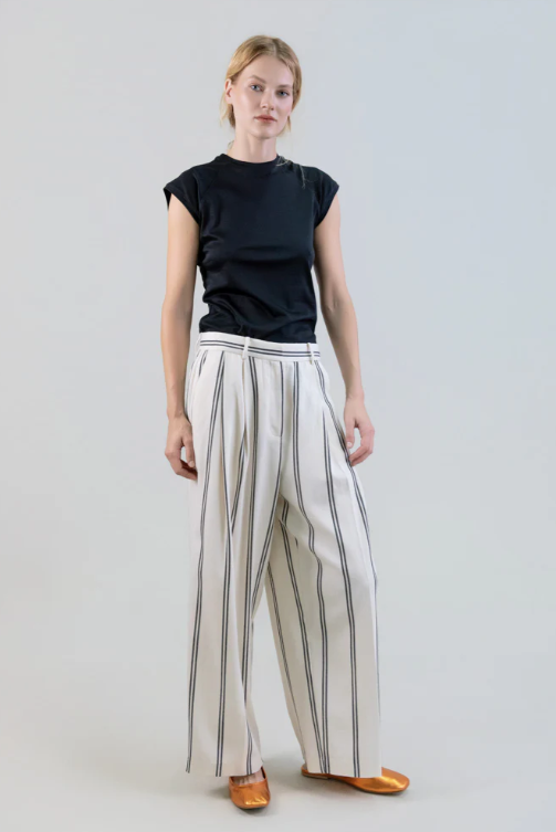 Psophia Chalk Stripe Pants