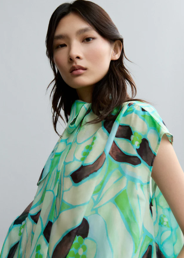 Psophia Blusa estampada