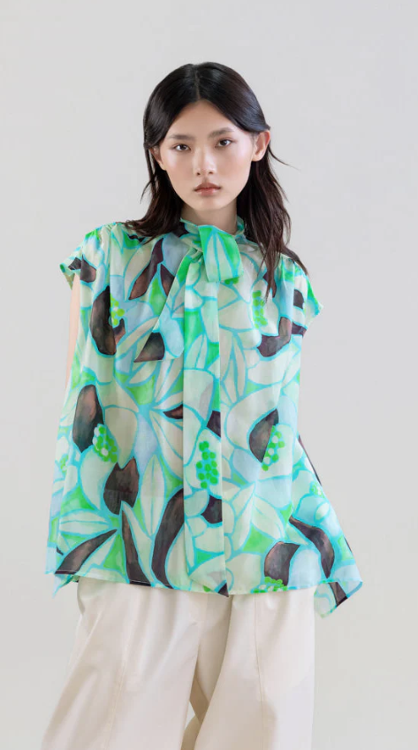 Psophia Blusa estampada