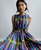 Psophia Striped Dress