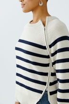 Ouí malha com fecho lateral