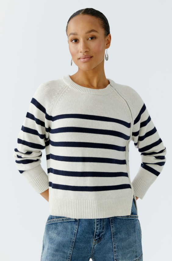 Ouí mesh with side zipper