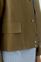 Ouí Blusão com gola contraste