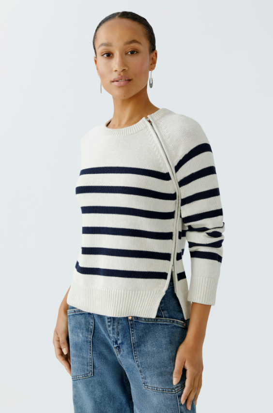 Ouí mesh with side zipper