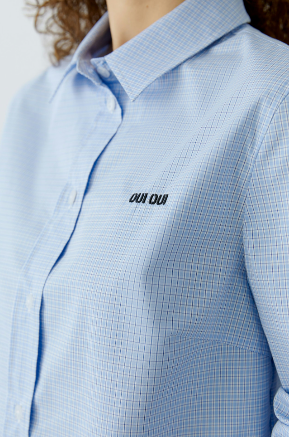 Ouí shirt with lace appliqué.