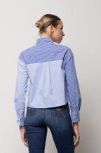 Kaos Jeans Camisa Riscas