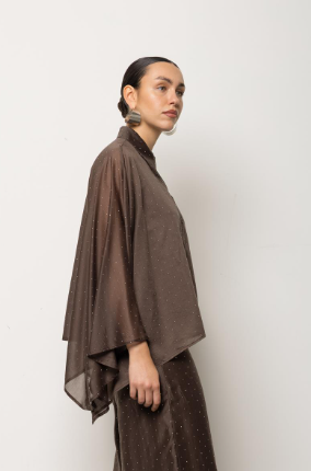 Kaos Jeans Blusa com tachas