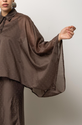 Kaos Jeans Blusa com tachas