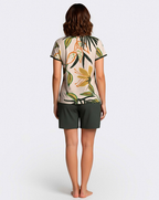 Impetus Pijama t-shirt estampado floral e calções