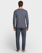 Impetus Pijama Hombre gris cuello en V cintura elástica
