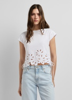 Pepe Jeans T-shirt Com Flores Caladas