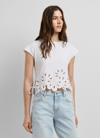 Pepe Jeans T-shirt Com Flores Caladas