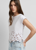 Pepe Jeans T-shirt Com Flores Caladas