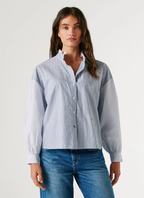 Pepe Jeans Blusa Popelina De Riscas