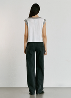 Pepe Jeans T-shirt Decote Em V Com Tachas