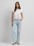 Pepe Jeans T-shirt Com Flores Caladas