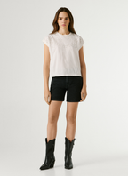 Pepe Jeans T-shirt Detalhes Abertos Florais