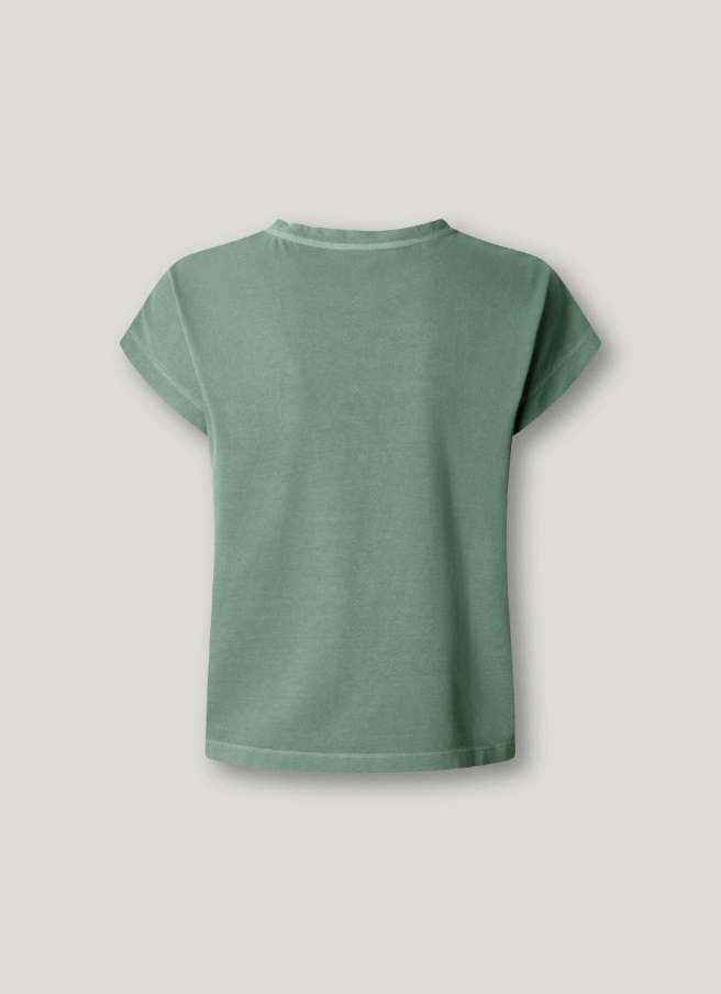 Pepe Jeans T-shirt Detalhes Abertos Florais