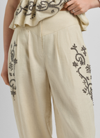 Pepe Jeans Calças Largas De Linho