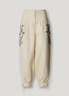 Pepe Jeans Calças Largas De Linho