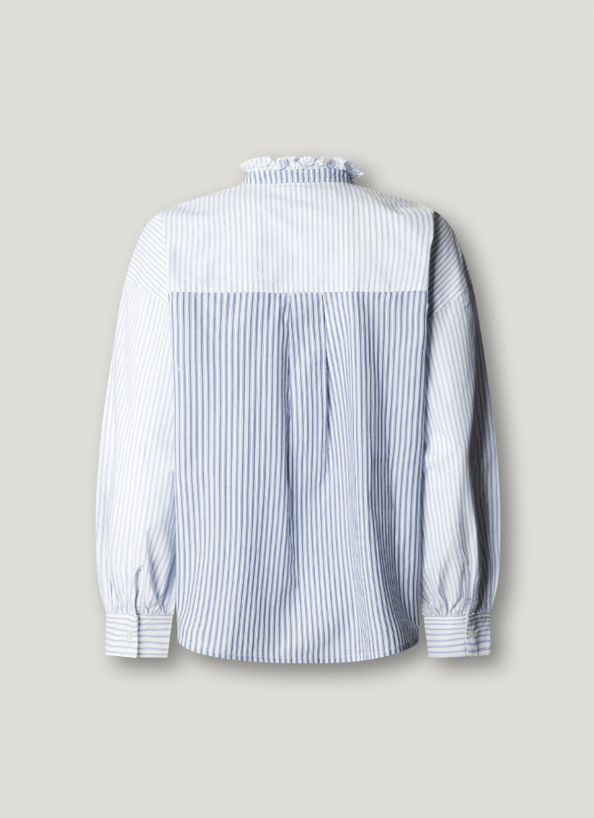 Pepe Jeans Blusa Popelina De Riscas