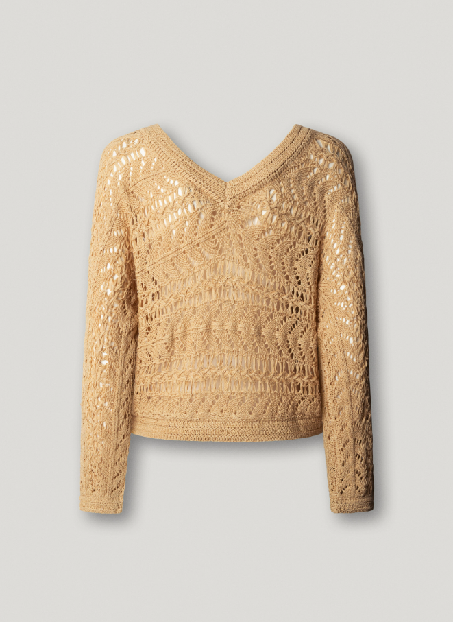Chaqueta Abierta con Cuello en V Pepe Jeans