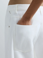 Replay calças Janie jeans pérola corte reto cintura baixa