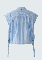 Oui Blusa riscas sem mangas