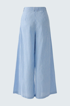 Ouí Calça de riscas com pregas