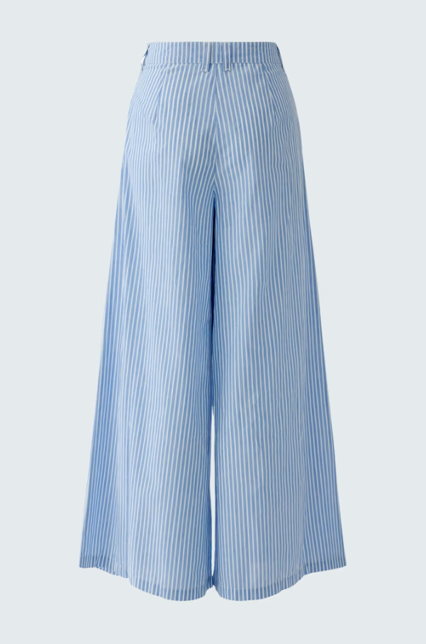 Ouí Calça de riscas com pregas