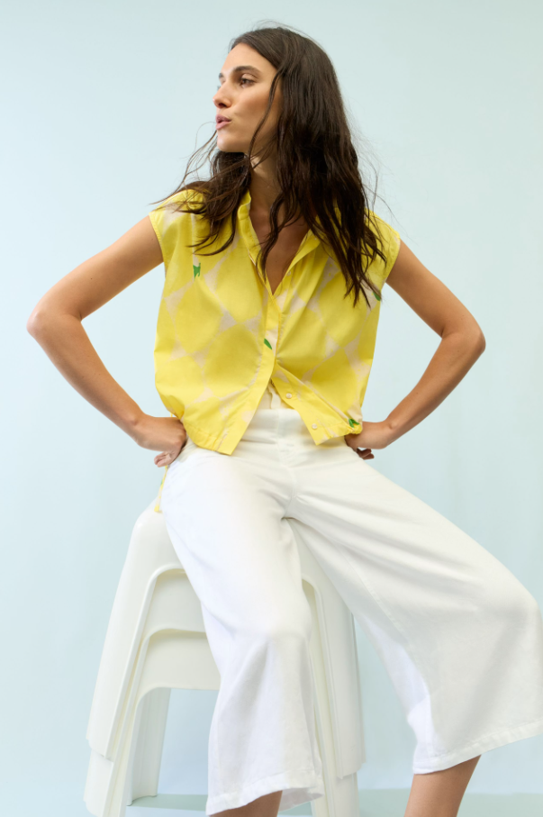 Ouí Blusa estampa limões
