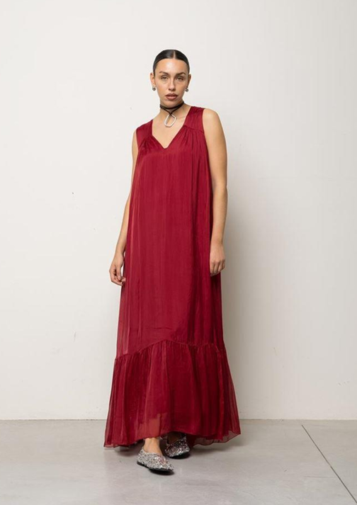 Vestido Kaos Seda Comprido