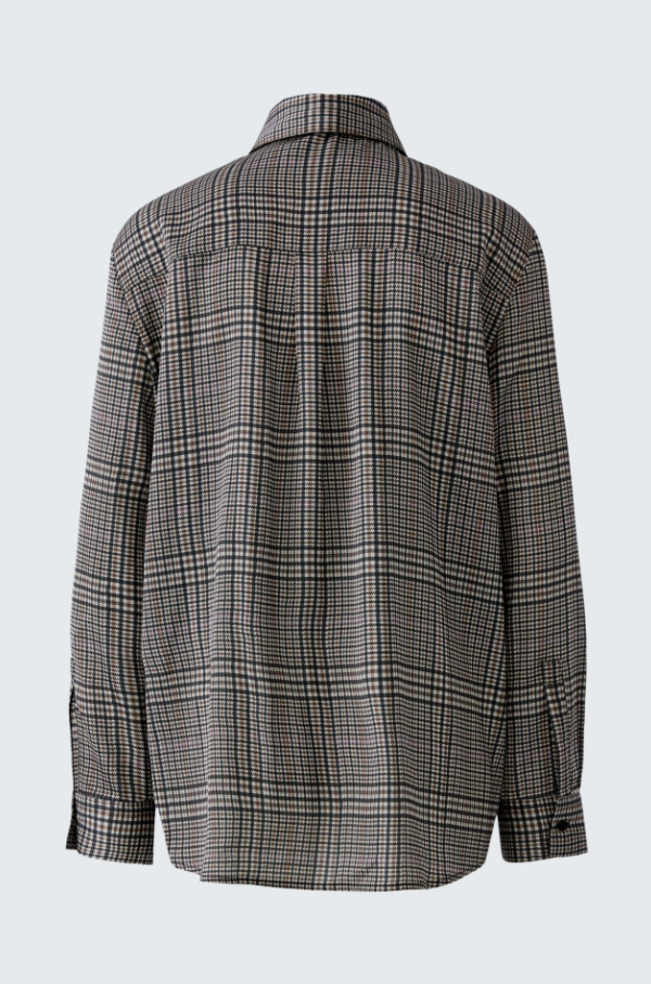 Ouí Blusa xadrez c/laçada