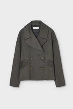 Psophia Blazer risca de giz