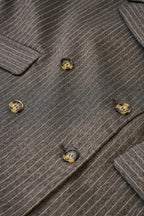 Psophia Blazer risca de giz