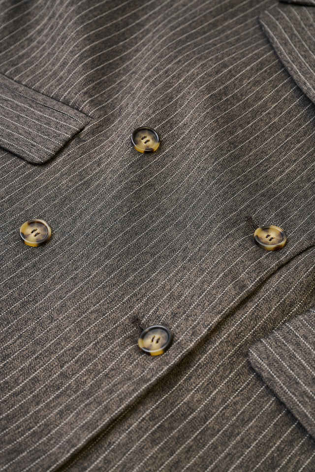 Psophia Blazer risca de giz