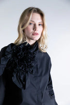 Psophia Camisa Algodão Lã Floral - vista alternativa