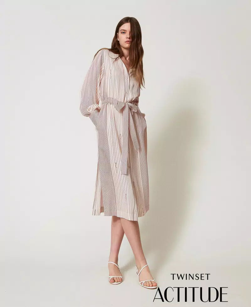 Actitude Vestido Riscas - vista frontal