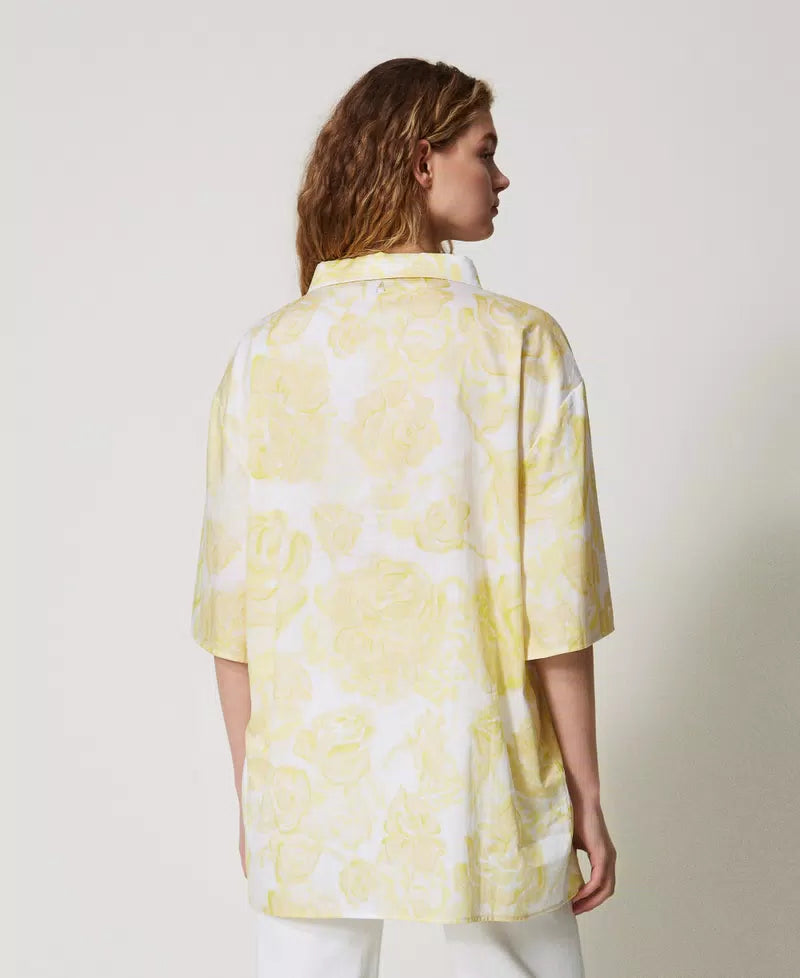 Actitude Camisa Estampada oversize