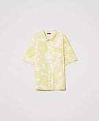 Actitude Camisa Estampada oversize - detalhe